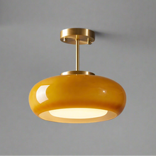 Load image into Gallery viewer, Alfred Circular Glass Ceiling Light by Focal Decor
