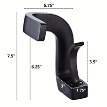 Load image into Gallery viewer, Alyx Modern Curved Faucet Dimensions

