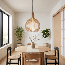 Load image into Gallery viewer, Handcrafted Wood Pendant Lights
