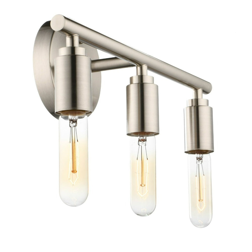 Modern Three-Bulb Vanity Light