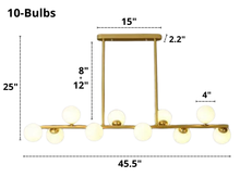 Load image into Gallery viewer, Amara - Modern Horizontal Chandelier
