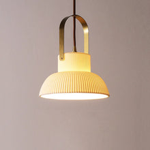 Load image into Gallery viewer, Japandi Style Ribbed Ceramic Pendant Lights
