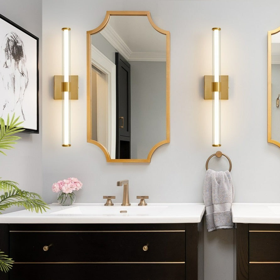 Jansen Two-Bulb LED Wall Sconce for Bathroom and Powder Room