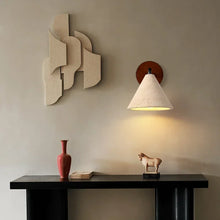 Load image into Gallery viewer, Japandi Natural Stone Wall Sconce
