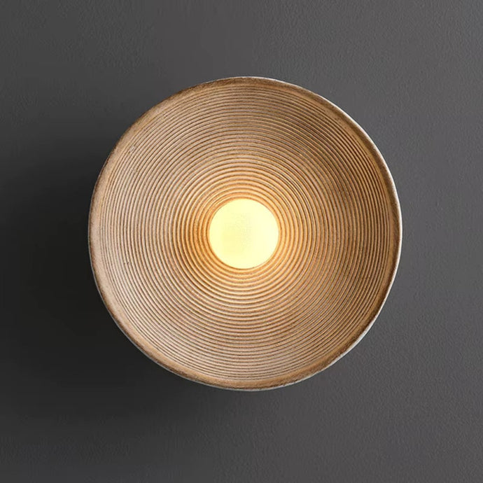 Sora Circular Wall Sconce by Focal Decor