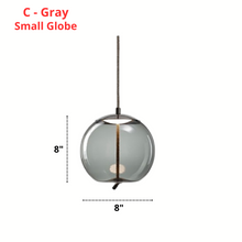 Load image into Gallery viewer, Nordic Rope &amp; Glass Pendant Lights
