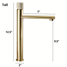 Load image into Gallery viewer, Levi Modern Slim Bathroom Faucet Tall Dimensions
