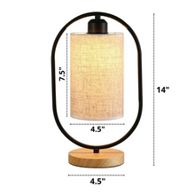 Load image into Gallery viewer, Modern Table Lamp Dimensions
