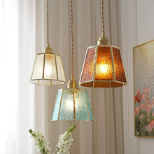 Load image into Gallery viewer, classic stained glass pendant lights
