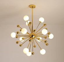 Load image into Gallery viewer, Polished Gold 12 Bulb Chandelier
