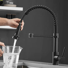 Load image into Gallery viewer, Teagan - Single-Hole Detachable Kitchen Faucet with Pull-Down Spring Water Spout
