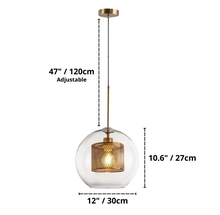 Load image into Gallery viewer, Adonia - Glass Pendant Lights
