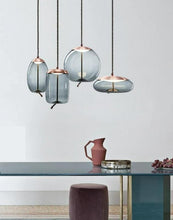 Load image into Gallery viewer, Blue pendant lights for kitchens
