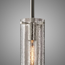 Load image into Gallery viewer, Lavelle - Cylindrical Textured Glass Pendant Lights
