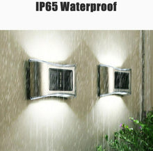 Load image into Gallery viewer, Fully Waterproof Solar LED Outdoor Wall Lights
