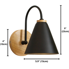 Load image into Gallery viewer, Butler Modern Wall Sconce Dimensions
