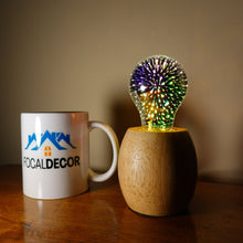 Load image into Gallery viewer, colorful wood base table lamps
