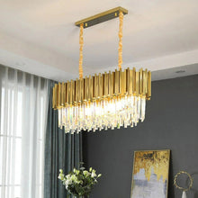Load image into Gallery viewer, Modern glass crystal chandelier
