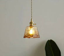 Load image into Gallery viewer, Vintage Hand-Blown Glass Pendant Lights
