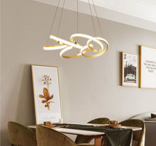 Load image into Gallery viewer, Adjustable hanging length led modern chandelier
