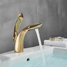 Load image into Gallery viewer, Reflective Gold Bathroom Faucet
