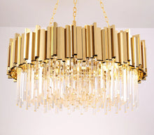 Load image into Gallery viewer, Faulkner - Modern Glass Crystal Chandelier
