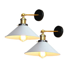 Load image into Gallery viewer, Rotatable vintage white wall sconces
