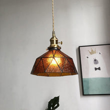 Load image into Gallery viewer, Nordic Stained Glass Pendant Lights
