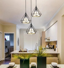 Load image into Gallery viewer, rustic wrought iron pendant lights for kitchen table
