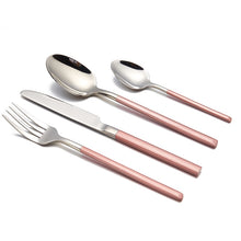Load image into Gallery viewer, Sachi - Mirrored Finish Stainless Steel Silverware Set
