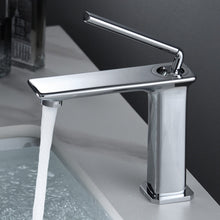 Load image into Gallery viewer, modern chrome maiken bathroom faucet
