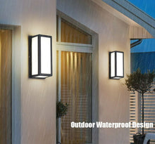 Load image into Gallery viewer, Modern Outdoor LED Wall Light
