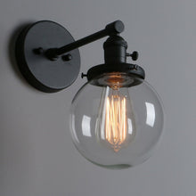 Load image into Gallery viewer, black vintage new american style hallway wall lights
