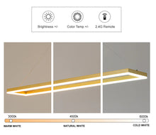 Load image into Gallery viewer, Regina - Modern Rectangular Frame LED Light Fixture
