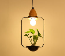 Load image into Gallery viewer, Black Planter Pendant Lights
