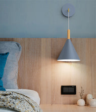 Load image into Gallery viewer, matte gray modern wall lamps
