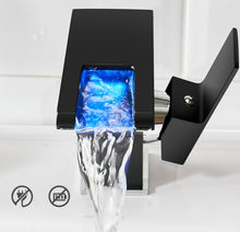 Load image into Gallery viewer, Modern Color changing LED bathroom faucet
