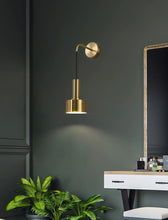 Load image into Gallery viewer, Polished Gold Modern Nordic Hanging Wall Lamp
