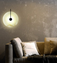 Load image into Gallery viewer, Modern White Marble Wall Sconce
