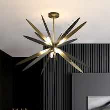 Load image into Gallery viewer, Modern black chandelier for master bedroom

