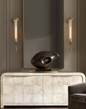 Load image into Gallery viewer, modern slim glass wall sconce for modern home
