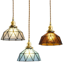 Load image into Gallery viewer, nordic stained glass pendant lights
