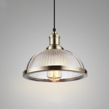Load image into Gallery viewer, Thatcher classic vintage glass pendant light
