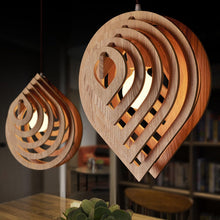 Load image into Gallery viewer, Modern Farmhouse rustic wood pendant lights
