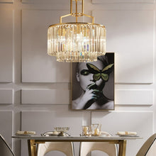 Load image into Gallery viewer, DIY installation elegant dining room chandelier with glass crystals
