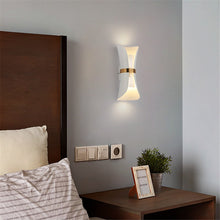 Load image into Gallery viewer, white European style ribbon wall sconce
