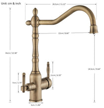 Load image into Gallery viewer, Rayford Kitchen Faucet Dimensions
