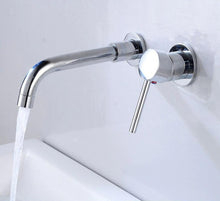 Load image into Gallery viewer, Chrome Wall Mounted Bathroom Faucet
