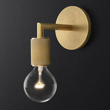Load image into Gallery viewer, Modern copper and brass wall lamp
