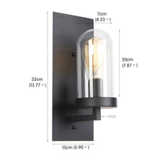 Load image into Gallery viewer, farmhouse vintage wall sconce dimensions
